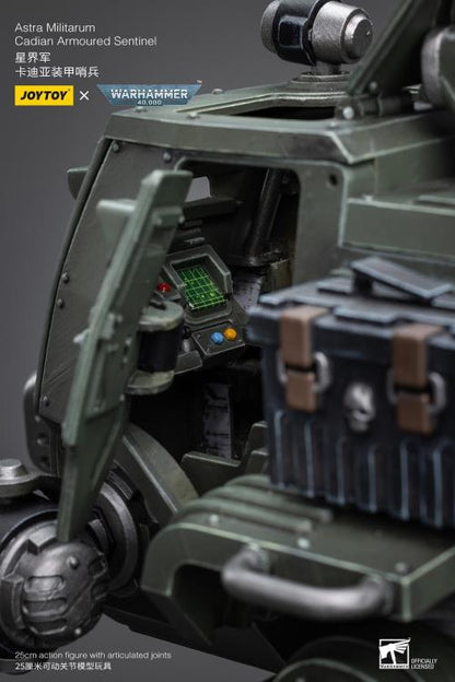 JoyToy Warhammer 40K Astra Militarum Cadian Armoured Sentinel 1/18 Scale Plastic Action Figure - View 13