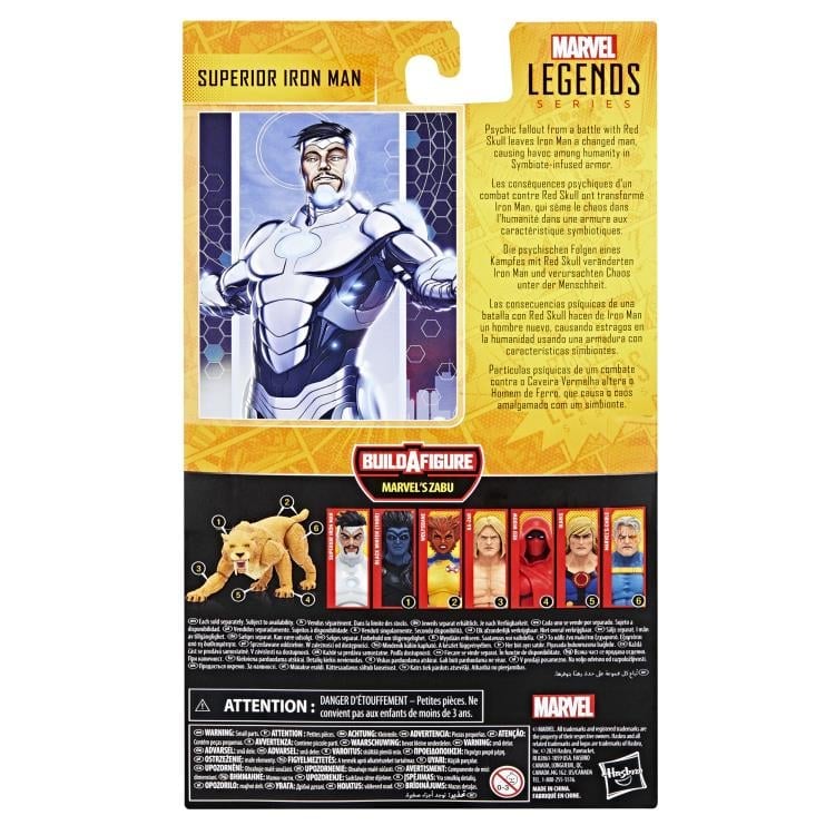 Hasbro Marvel Legends Superior Iron Man Action Figure (Marvel's Zabu BAF) - View 13