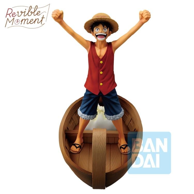 Bandai One Piece Revible Moment Ichibansho Monkey D. Luffy I'm Going to Be King of the Pirates! Memories of Adventure Figure - View 4