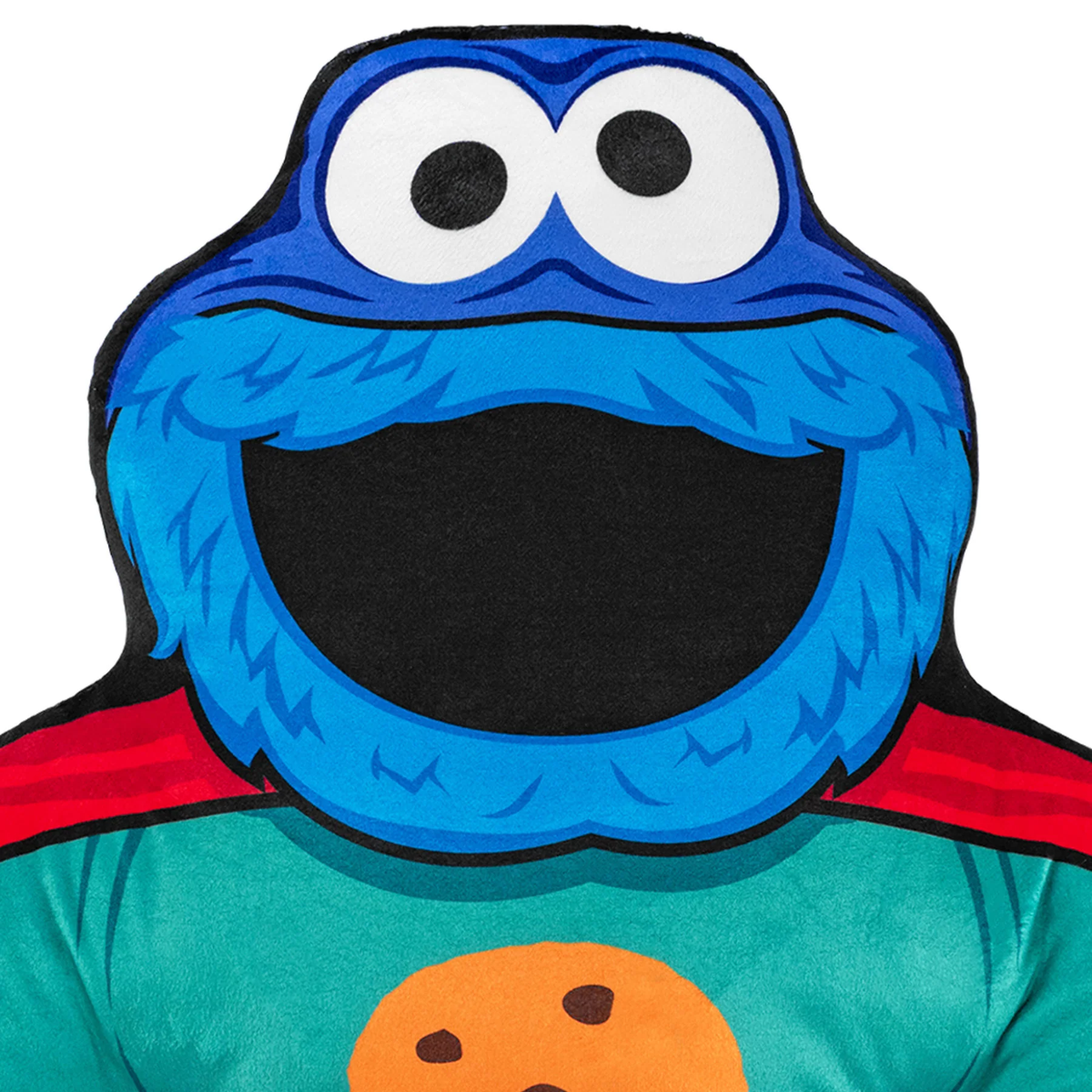 Uncanny Brands Sesame Street Bleacher Buddy Cookie Monster Superhero 22-Inch Plush - View 5