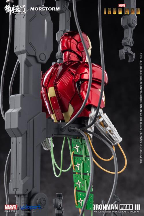 Morstorm Eastern Model Marvel Iron Man Mark III (Deluxe Ver.) 1/9 Scale Model Kit - View 19