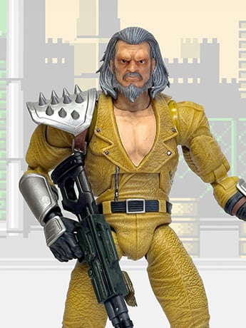 Syndicate Collectibles Double Dragon Willy Deluxe Action Figure