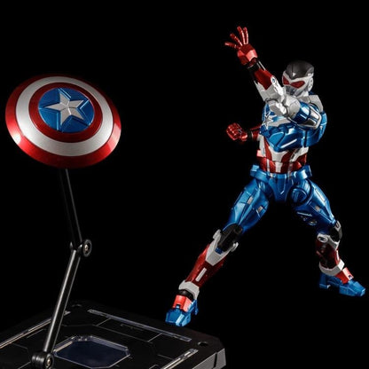 Sentinel Marvel Fighting Armor Captain America (Sam Wilson) Action Figure, 6.5-Inch - View 13