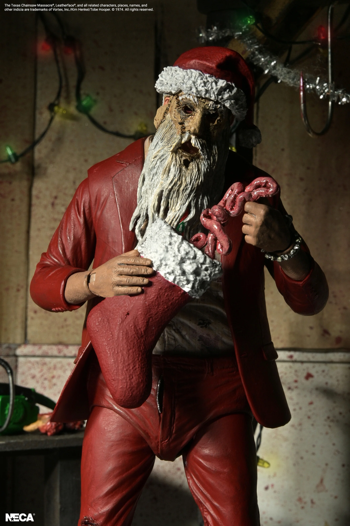 NECA The Texas Chainsaw Massacre Ultimate Santa Leatherface Action Figure - View 10