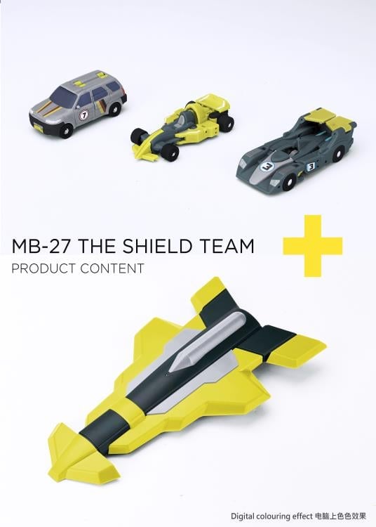 Fans Hobby Master Builder MB-27 The Shield Team 8-Inch Figure Three-Pack - View 8