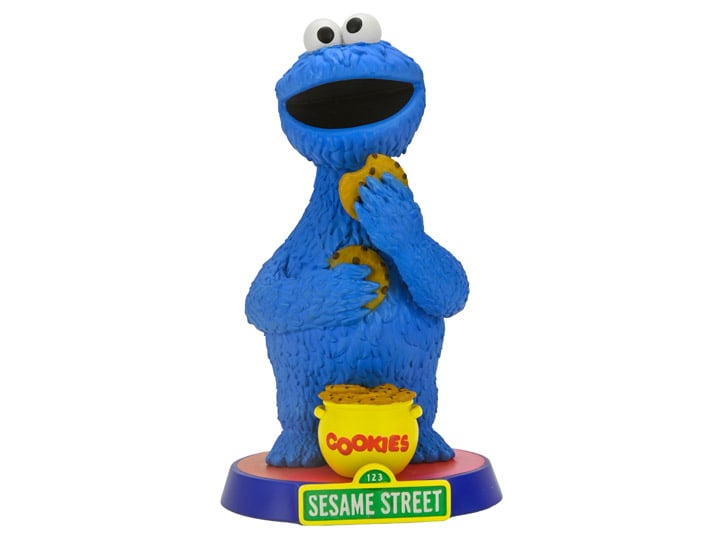 NECA Sesame Street Cookie Monster Head Knocker, 7-Inch Resin Bobblehead - View 2