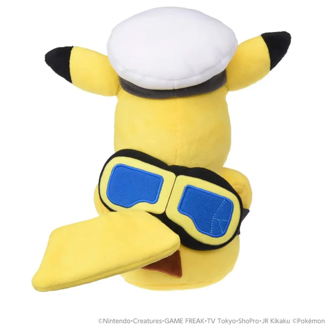 Takara Tomy Pokemon Captain Pikachu (With Goggles Ver.) Soft Plush, 9.05-Inch - View 6