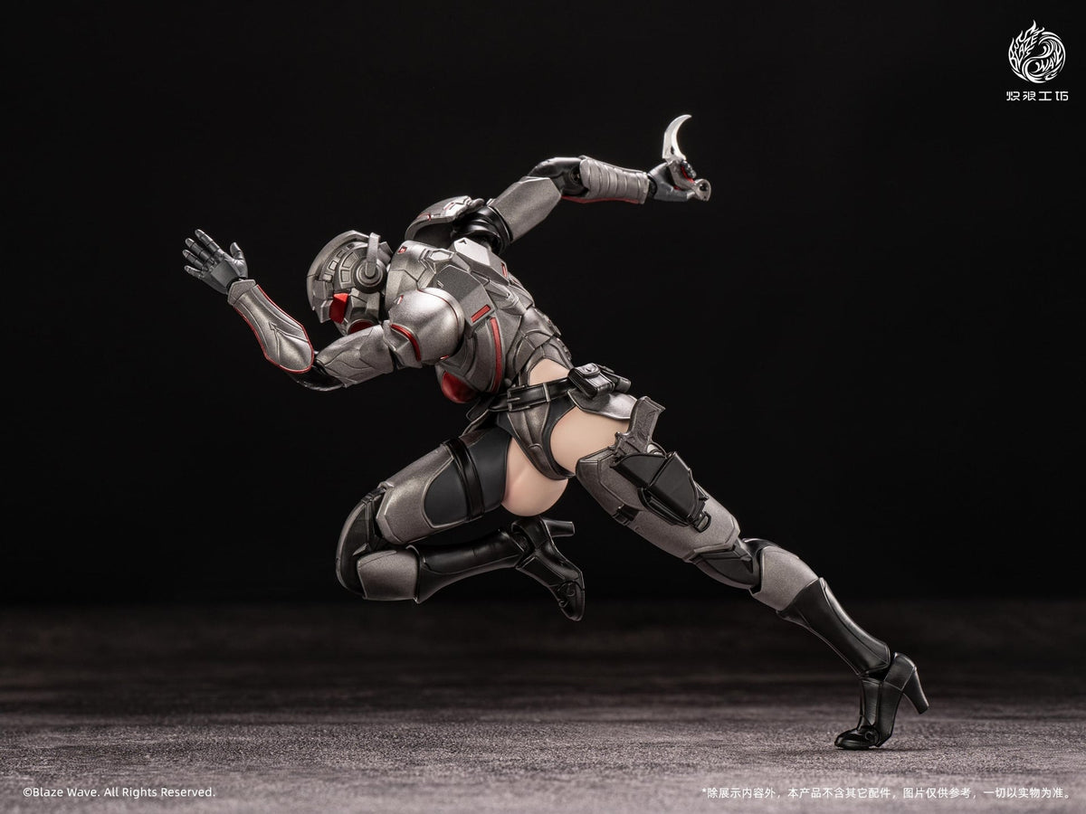 Blazing Wave Studio Valkyrie Brunhilde 1/12 Scale Action Figure 6.5-Inch - View 16