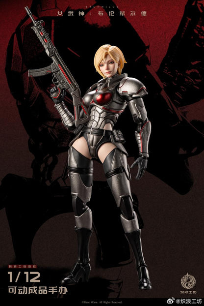 Blazing Wave Studio Valkyrie Brunhilde 1/12 Scale Action Figure 6.5-Inch - View 23