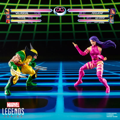 Hasbro Marvel Legends Gamerverse Wolverine vs. Psylocke Action Figure Two-Pack - View 9