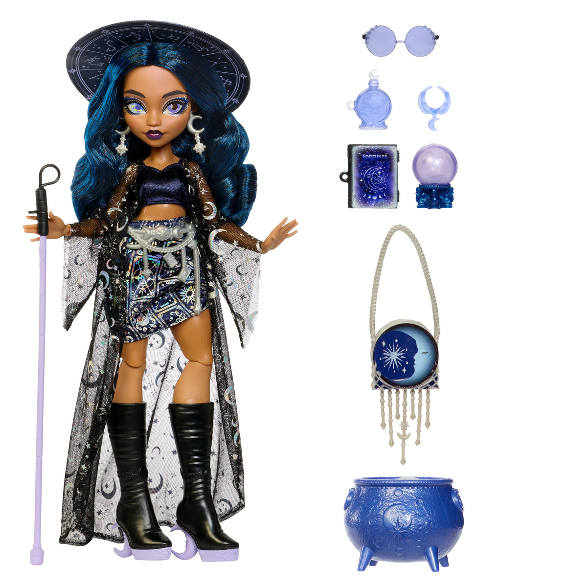 Mattel Monster High Moonspell Magic Claire De Luna 11.24-Inch Doll - View 7