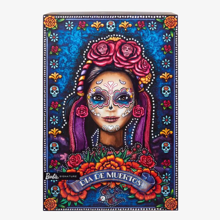 Mattel Barbie Signature Dia De Muertos (2022) Black Label Doll - View 12