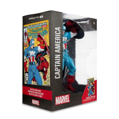 McFarlane Toys Marvel Comics Captain America (The Amazing Spider-Man #323) 1/6 Scale Action Figure - View 11