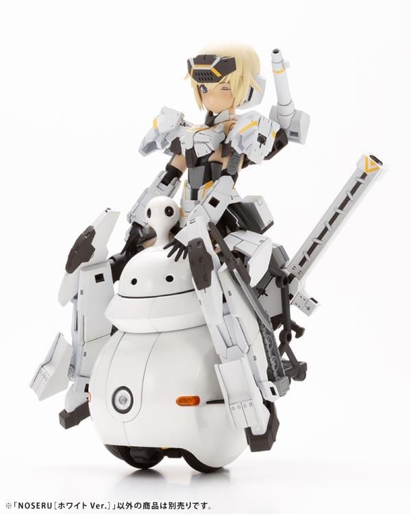 Kotobukiya Maruttoys Noseru (White Ver.) 1/12 Scale Model Kit, 3-Inch ABS Kit - View 18