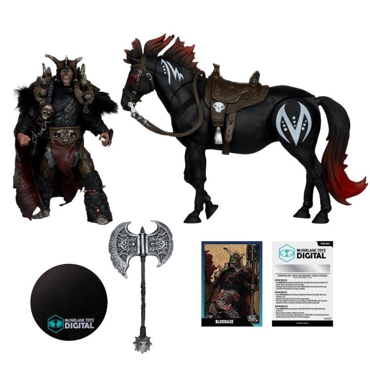 McFarlane Toys Spawn: The Dark Ages Spawn the Bloodaxe with Horse Action Figure Two-Pack - View 14