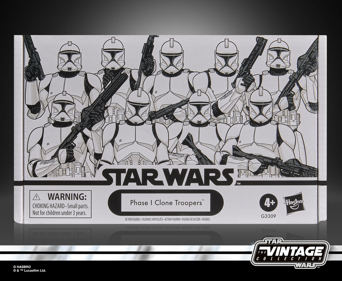 Hasbro Star Wars The Vintage Collection Phase I Clone Troopers Vol. 2 Exclusive Action Figure Set - View 6