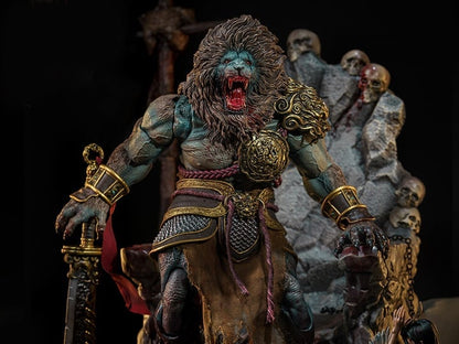 Nottaa Collections Enveloped Yaomo Series Cyan Lion (Blood Ver.) 1/12 Scale Figure - View 2