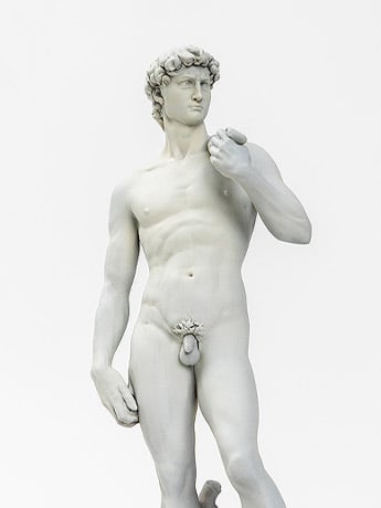Syuto Seiko Michelangelo's David 1/35 Scale 6-Inch Plastic Model Kit