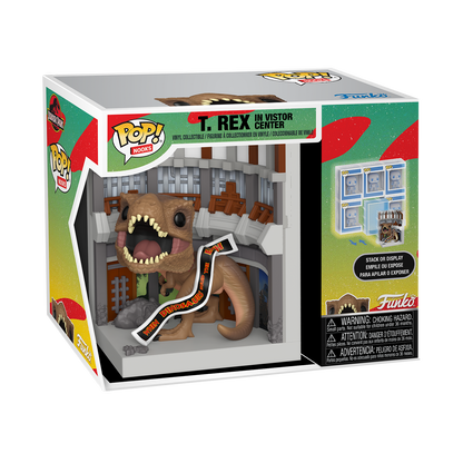 Funko Pop! Nooks Jurassic Park T. Rex in Visitor Center 6-Inch Vinyl Figure - View 3