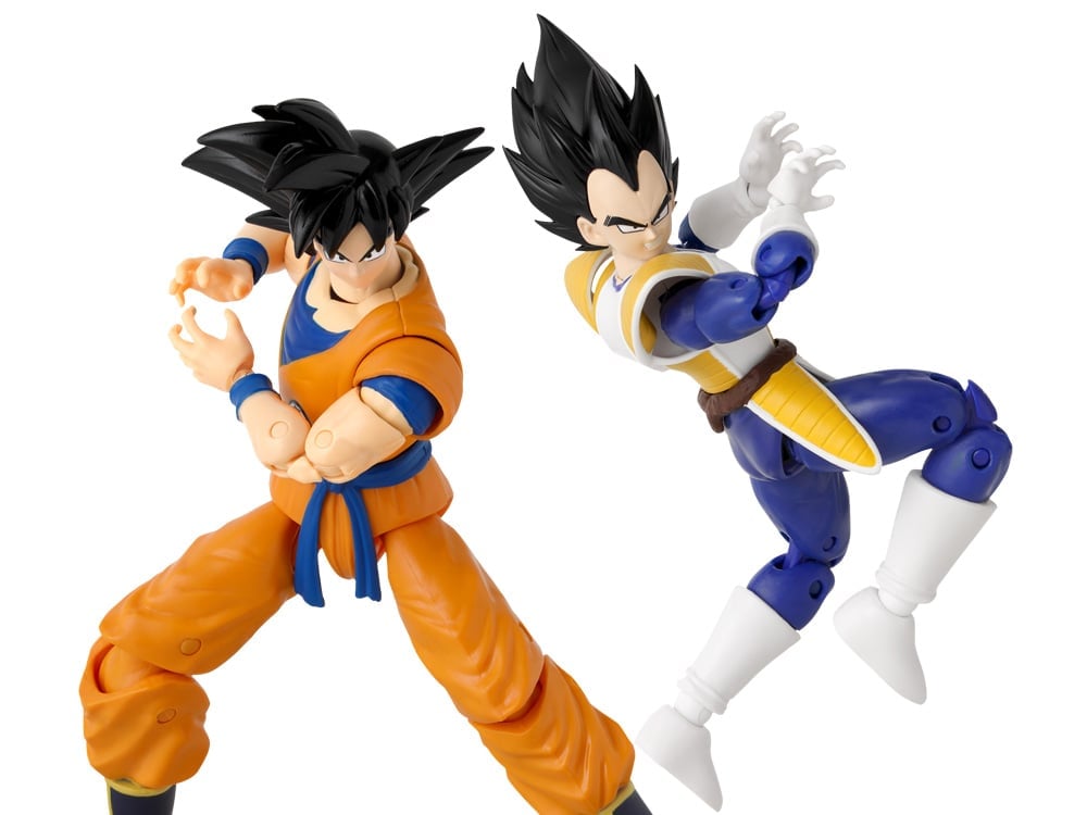 Bandai Dragon Ball Z Dragon Stars Vegeta vs. Goku Action Figure Battle Pack - View 2