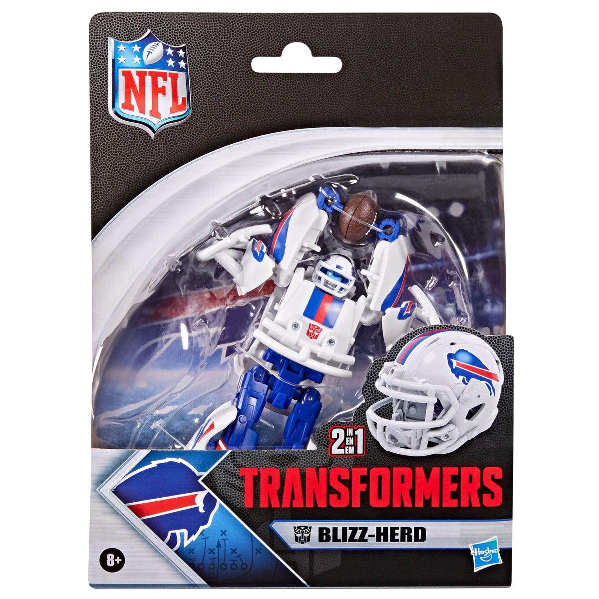 Hasbro Transformers Collaborative NFL x Transformers Buffalo Bills Blizzherd 5.5-Inch Action Figure - View 7