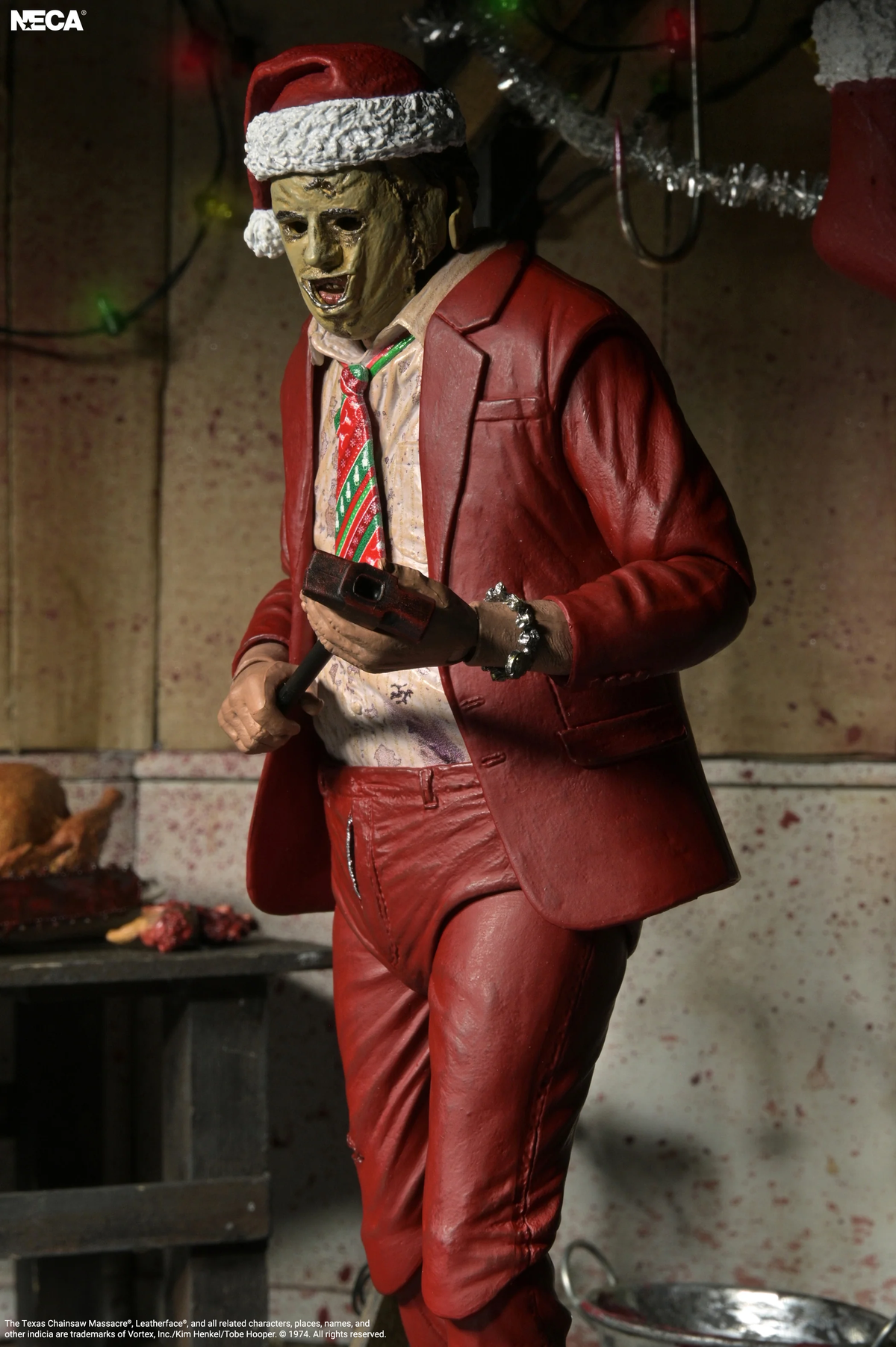 NECA The Texas Chainsaw Massacre Ultimate Santa Leatherface Action Figure - View 6