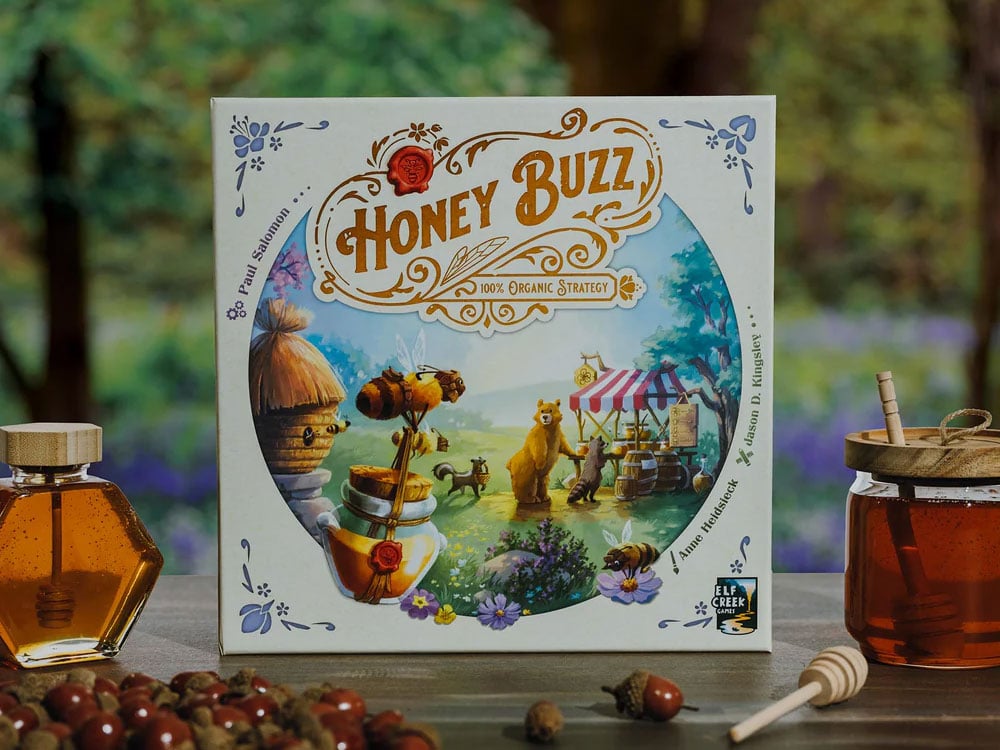 Elf Creek Games Honey Buzz Bee-Themed Tabletop Board Game - View 2