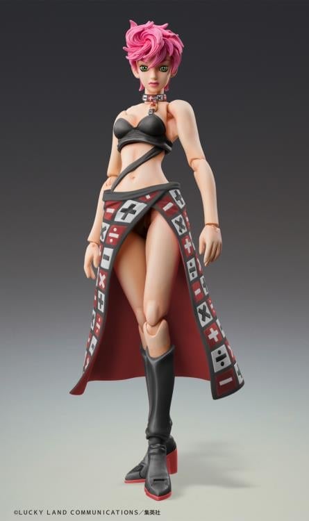 Medicos JoJo's Bizarre Adventure: Golden Wind Super Action Statue Trish Una (Black Ver.) 5.9-Inch Action Figure - View 4