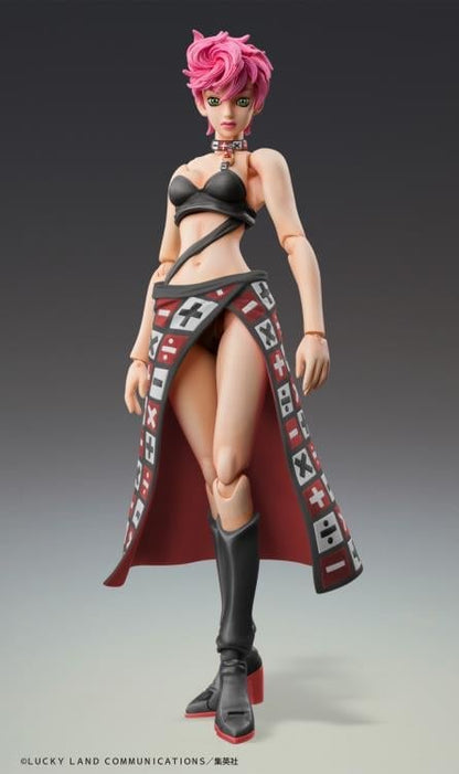 Medicos JoJo's Bizarre Adventure: Golden Wind Super Action Statue Trish Una (Black Ver.) 5.9-Inch Action Figure - View 4