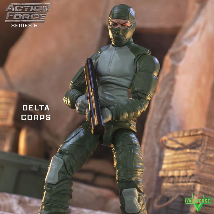 Valaverse Action Force Delta Corps Trooper 1/12 Scale Plastic Action Figure - View 3
