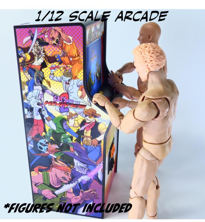 Happycat Industries Game On! Super Action Stuff Set B - Cats with Knives 2 Action Figure Accessory Set 1/12 Scale - View 9