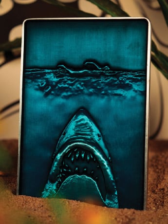 Fanattik Collectibles Jaws 50th Anniversary Poster Limited Edition Ingot