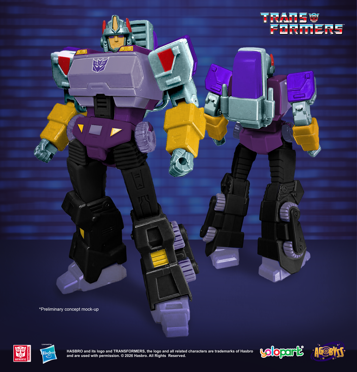 Yolopark Transformers: Robots in Disguise Battle Protocol AMK Mini Side Burn vs. Menasor BotCon 2026 Exclusive Model Kit Set - View 4