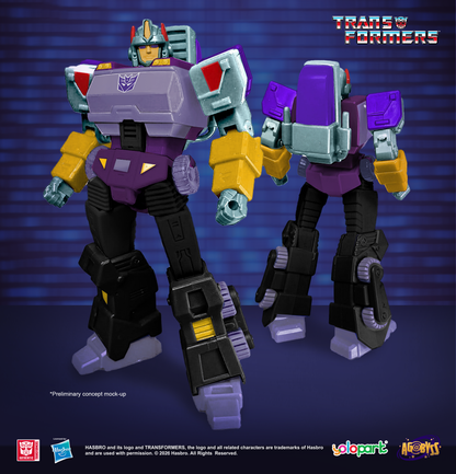 Yolopark Transformers: Robots in Disguise Battle Protocol AMK Mini Side Burn vs. Menasor BotCon 2026 Exclusive Model Kit Set - View 4