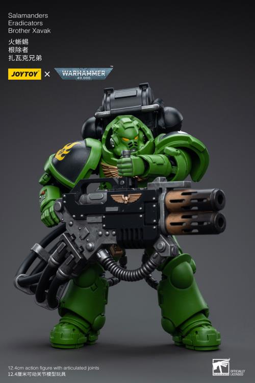 JoyToy Warhammer 40K Salamanders Eradicators Brother Xavak 1/18 Scale Action Figure - View 9