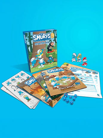 Maestro Media The Smurfs Roleplaying Game Starter Box Tabletop RPG Set