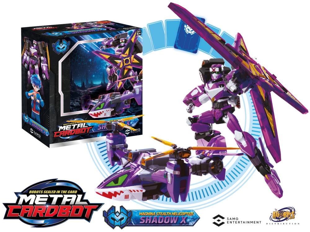 SAMG Metal Cardbot Stealth Class Shadow X 6-Inch Action Figure - View 8