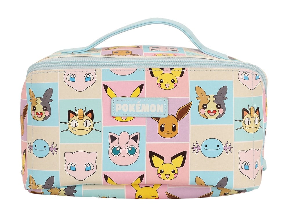 Bioworld Pokemon Cosmetic Bag with Pikachu, Eevee and Mew, 4.5-Inch - View 2