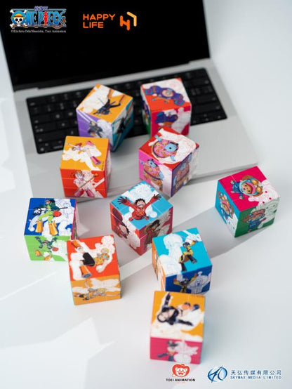 Happy Life One Piece Puzzle Cube Blind Box of 10 Random Cubes - View 4