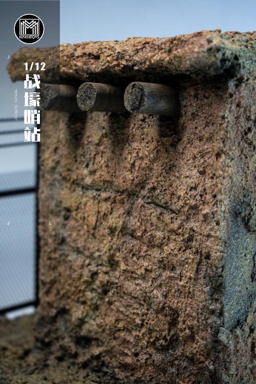 MMMToys Trench Outpost 1/12 Scale Resin Diorama Base - View 12