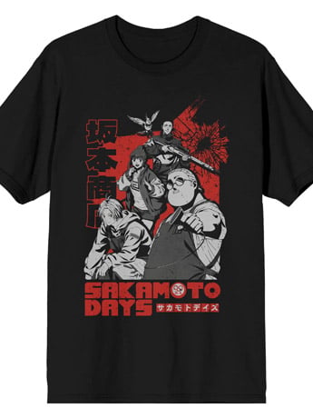 Bioworld Sakamoto Days Favorite Characters Cotton T-Shirt