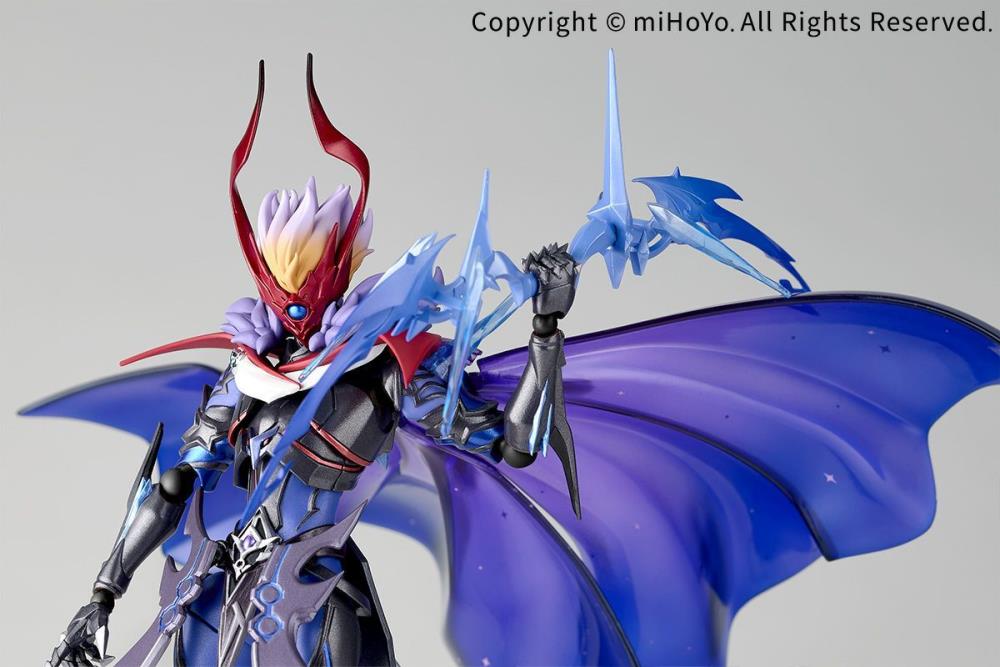 Kaiyodo Genshin Impact Amazing Yamaguchi Revoltech NR074 Tartaglia (Foul Legacy Ver.) 7-Inch Action Figure - View 12