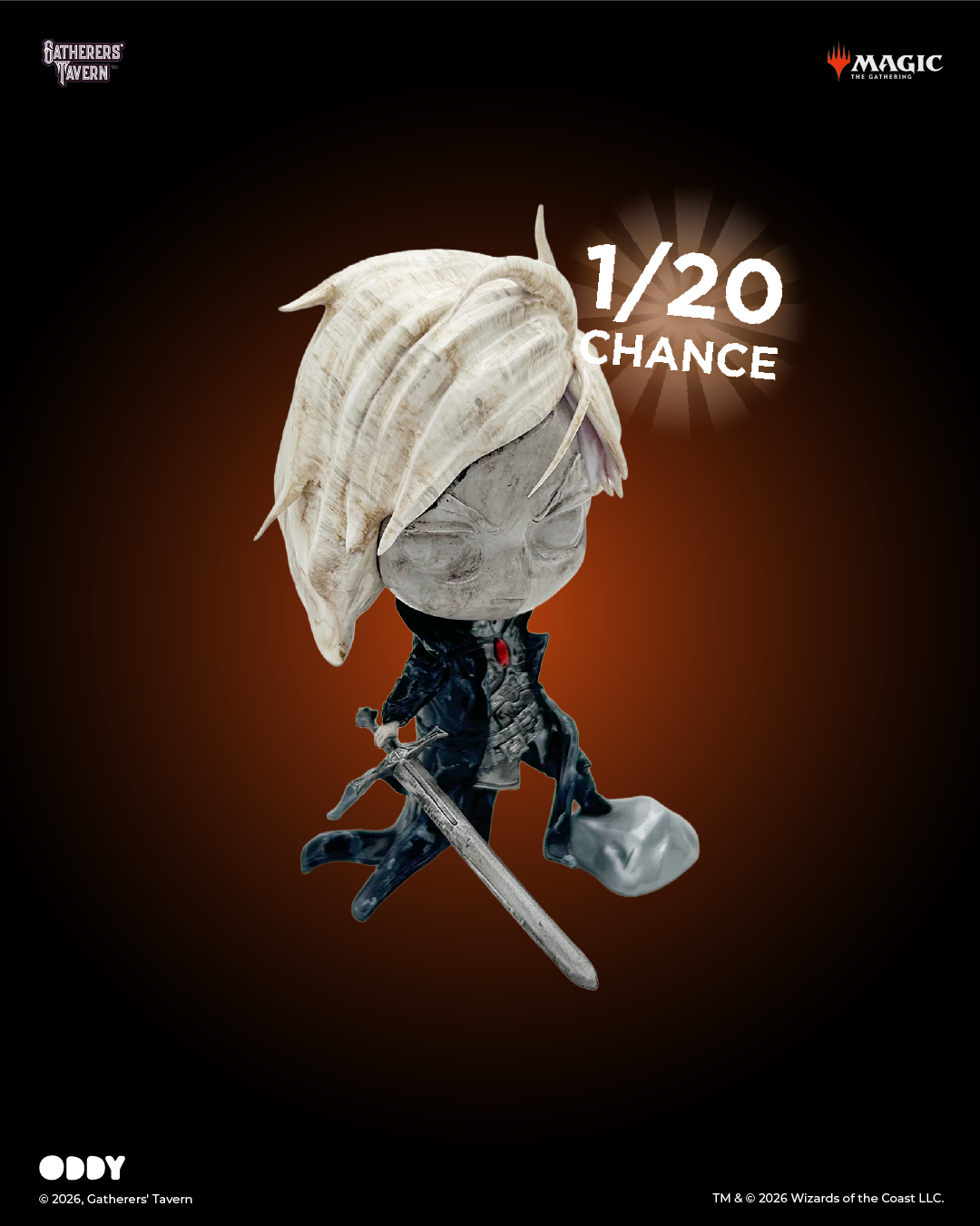 Gatherers' Tavern Magic: The Gathering Oddy Planeswalkers Box of 5 Figures - View 9