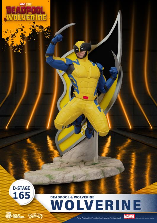 Beast Kingdom Marvel Deadpool & Wolverine D-Stage DS-165 Wolverine 6-Inch Figure - View 4