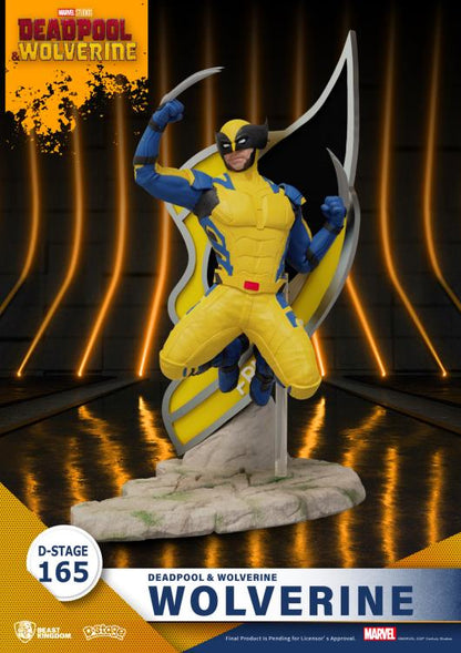 Beast Kingdom Marvel Deadpool & Wolverine D-Stage DS-165 Wolverine 6-Inch Figure - View 4