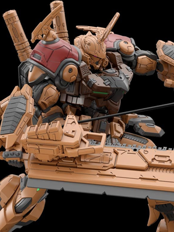 Bandai Gundam Rogue Orbit HGAA BMP4/6 Bau Bahlam 1/144 Scale Model Kit