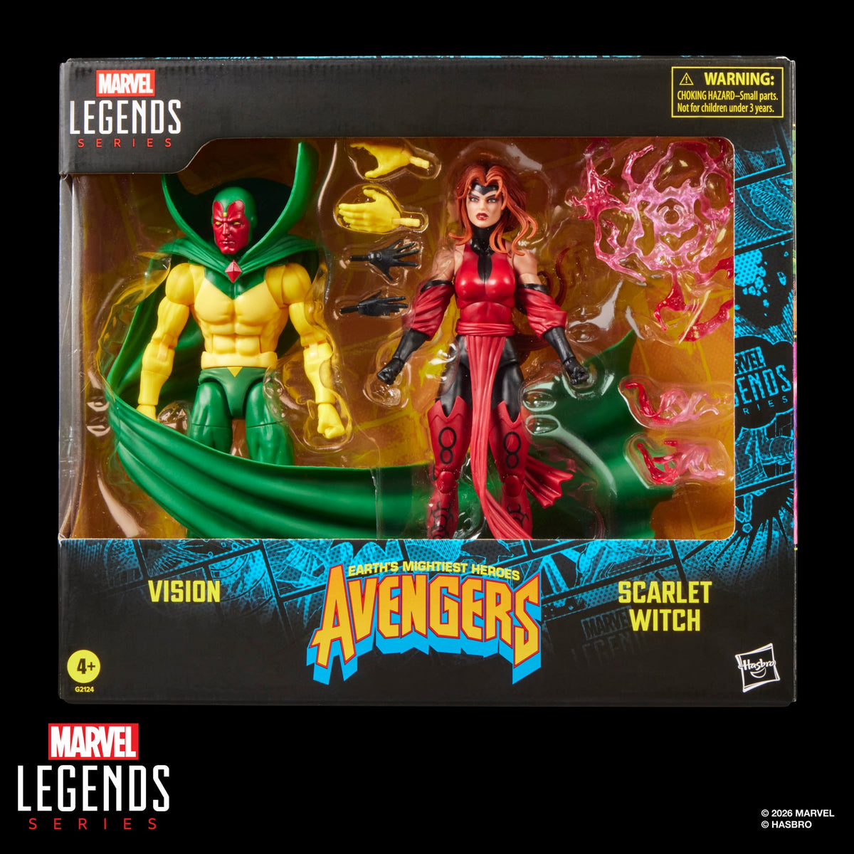Hasbro Marvel Legends Avengers: The Crossing Vision and Scarlet Witch Action Figure Two-Pack - View 16