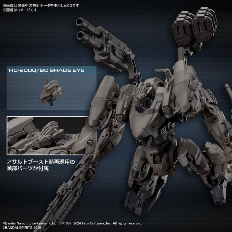 Bandai Armored Core VI: Fires of Rubicon 30 Minutes Missions RaD CC-2000 Orbiter Nightfall Model Kit - View 13