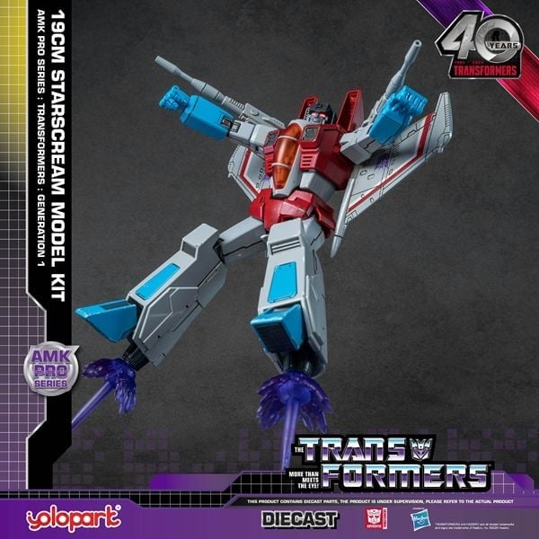Yolopark Transformers AMK Pro Starscream 7.5-Inch Plastic Model Kit - View 13