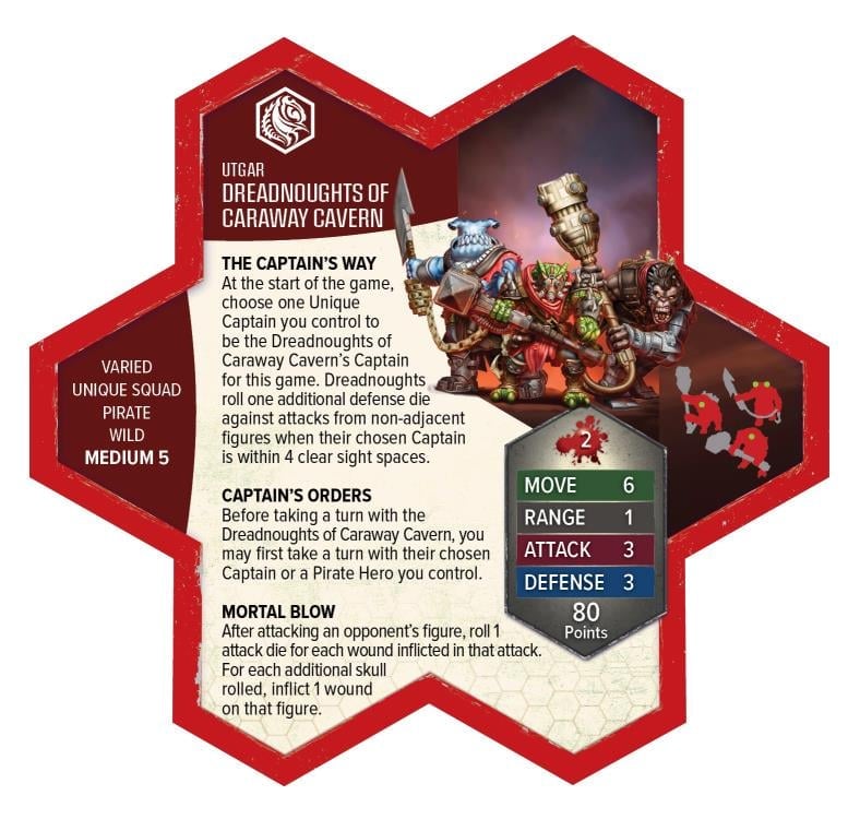 Renegade Game Studios Heroscape Crimson Widow and Dreadnoughts of Caraway Cavern Army Expansion Unpainted - View 6